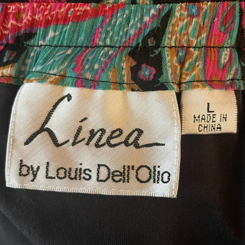 Vintage Linea by Louis Dell’Olio Floral Skirt size Large modest floral